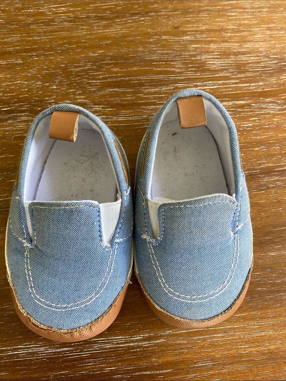 Kids 6-9 Months Slip-On Canvas Shoes - Blue